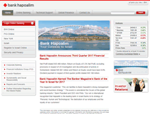 Tablet Screenshot of bankhapoalim.com